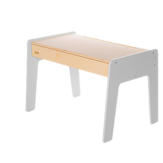 Set di mobili per bambini tavolo e due sedie con accessori - grigio
