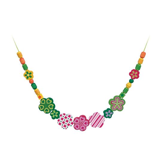 Set di perline verdi Fiorellini