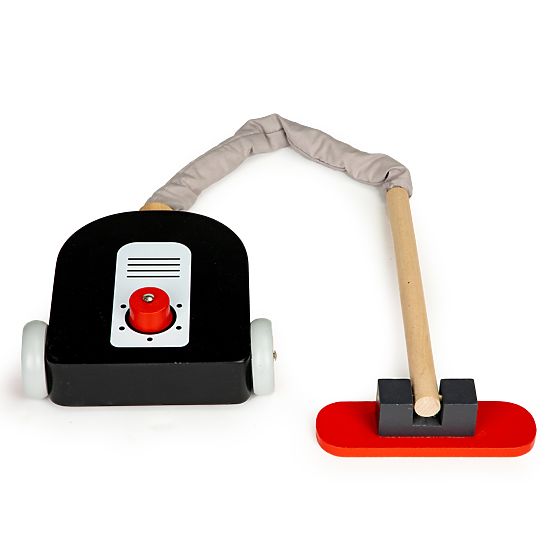 Set di Pulizia in Legno Carrello XXL Aspirapolvere ECOTOYS