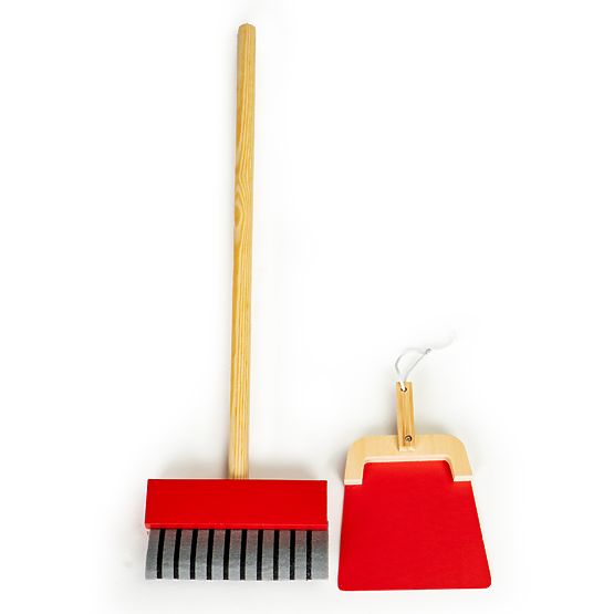 Set di Pulizia in Legno Carrello XXL Aspirapolvere ECOTOYS