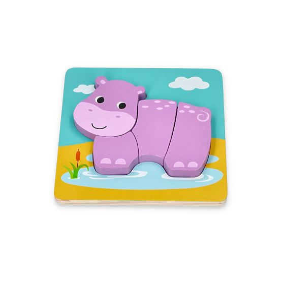 Set di quattro puzzle con animali