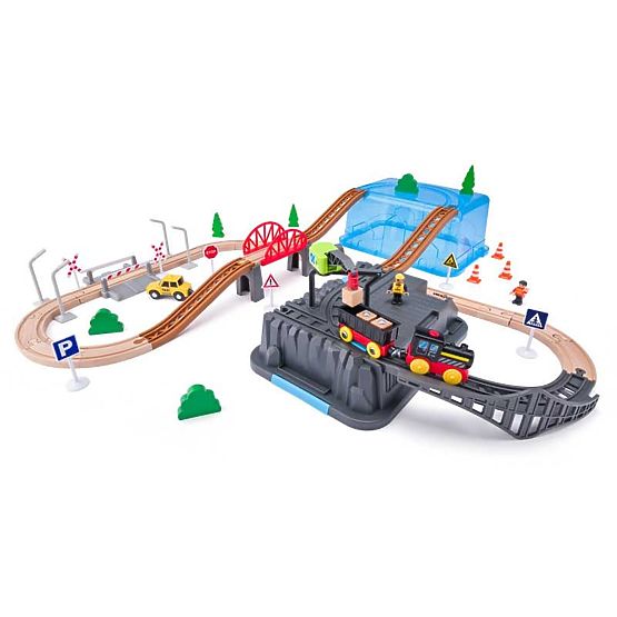 Set ferroviario Miniera 63 elementi