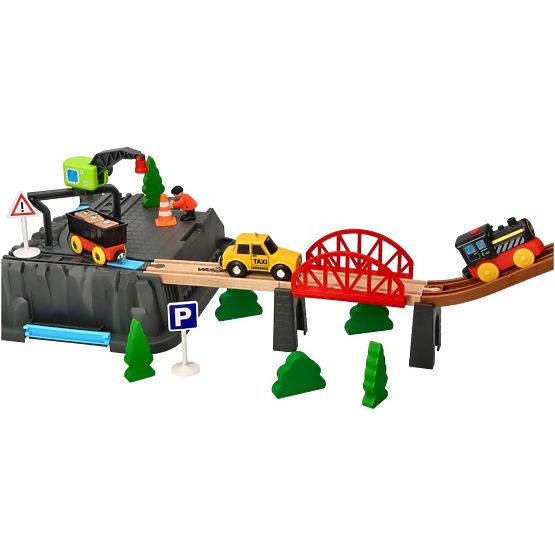 Set ferroviario Miniera 63 elementi