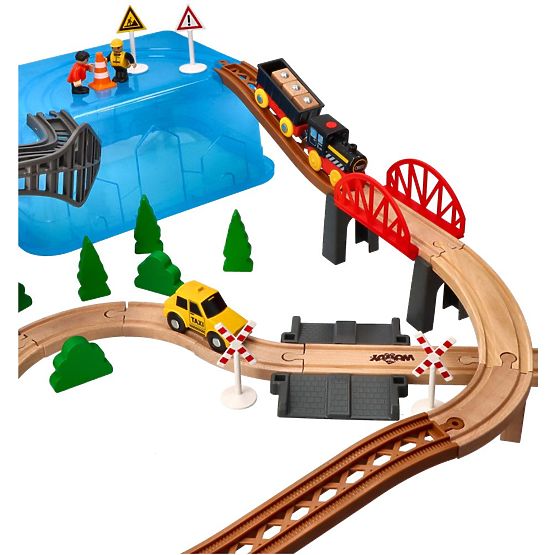 Set ferroviario Miniera 63 elementi