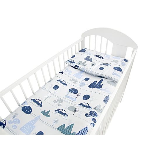 Parure lenzuola 120x90 cm Cars - blu