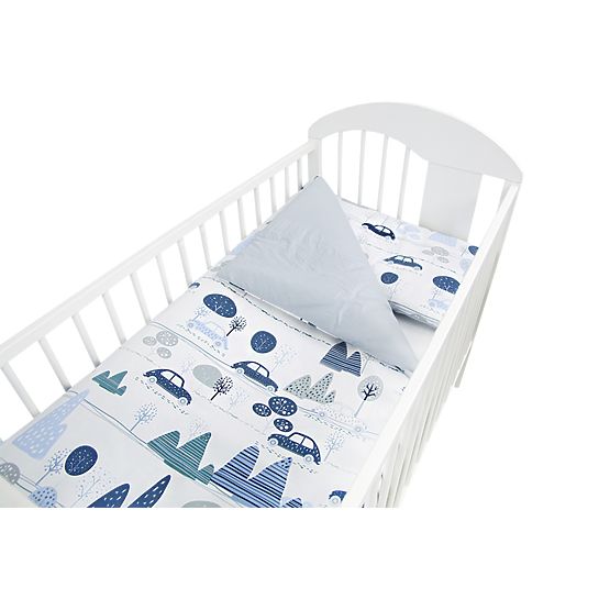 Parure lenzuola 120x90 cm Cars - blu