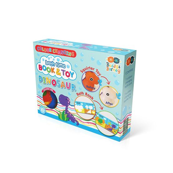 Set libro che cambia colore con giocattolo - Dinosauro