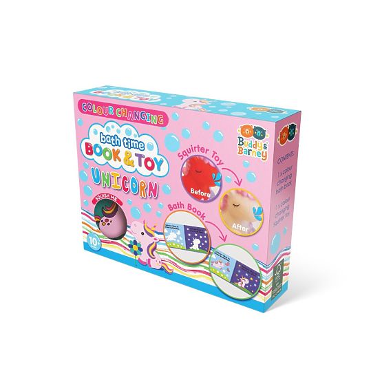 Set libro e giocattolo cambia colore - Unicorno