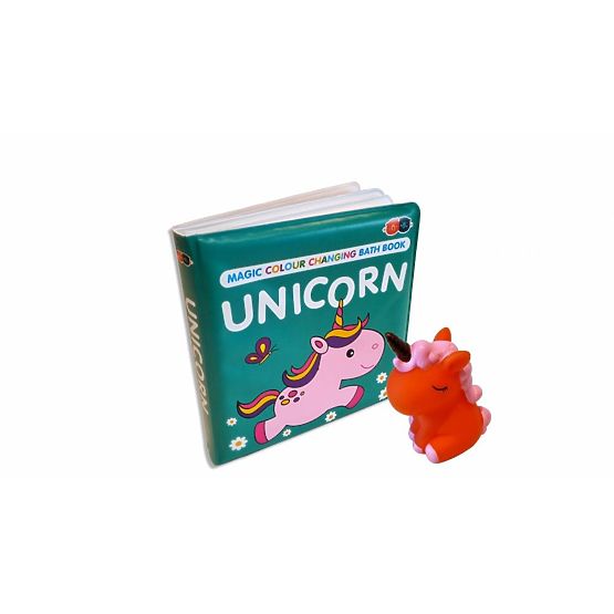 Set libro e giocattolo cambia colore - Unicorno