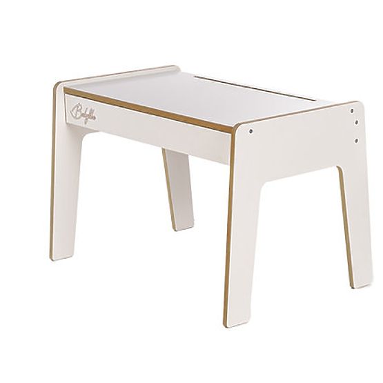 Set per bambini tavolo e due sedie con accessori - bianco