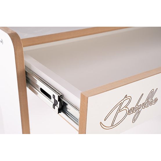 Set per bambini tavolo e due sedie con accessori - bianco
