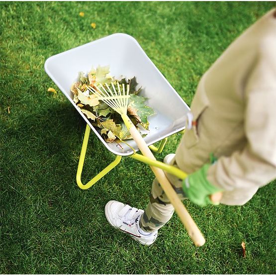 Set per giardiniere Carriola + Attrezzi + Guanti
