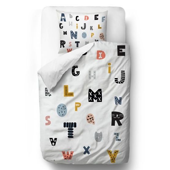 Sig. Lettere di biancheria da letto Little Fox - Coperta: 135 x 200 cm cuscino: 60 x 50 cm