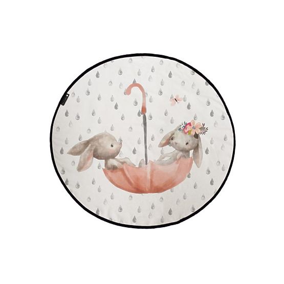 Sig. Little Fox Rug Forest School - Coniglietti sotto la pioggia