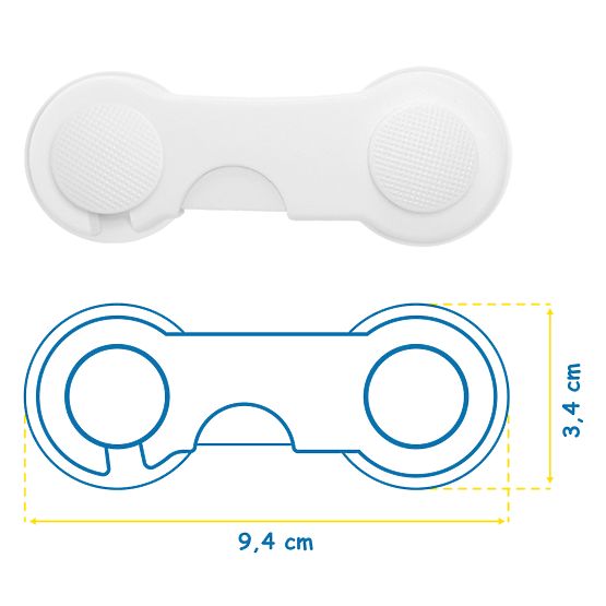 SIPO Assicurazione per bambini per mobili - 10 pz