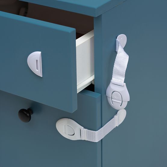 SIPO Blocco bambini per mobili con cinturino - 10 pz