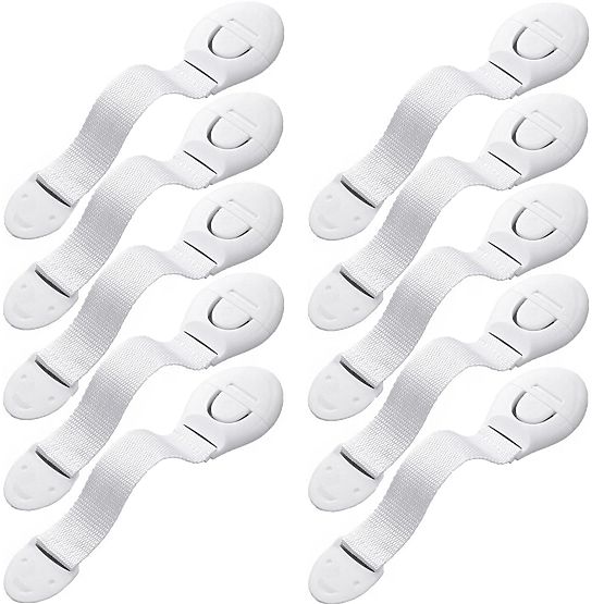 SIPO Blocco bambini per mobili con cinturino - 10 pz