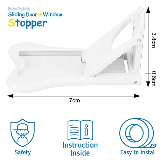 SIPO Blocco bambini per porte scorrevoli - 2 pz