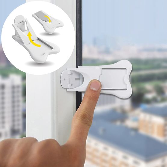 SIPO Blocco bambini per porte scorrevoli - 2 pz