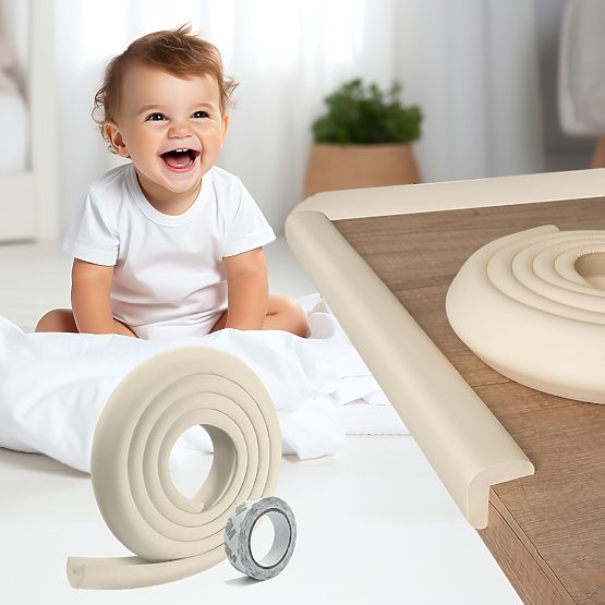 SIPO Nastro protettivo per bordi di mobili, beige - 1 pz