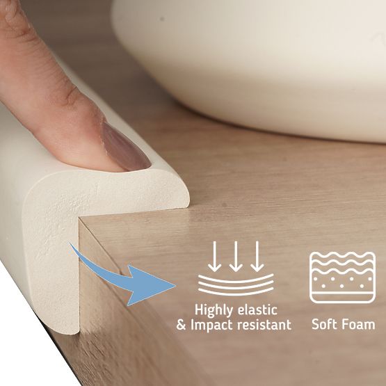 SIPO Nastro protettivo per bordi di mobili, beige - 1 pz