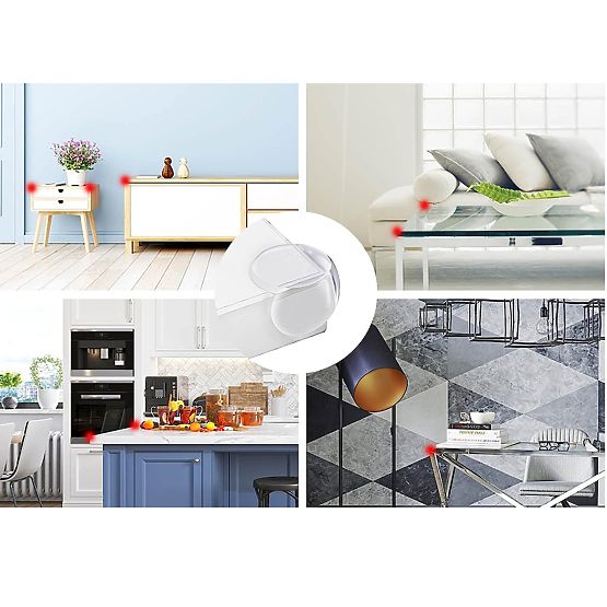 SIPO Set di protezioni per angoli arrotondati - 12 pz