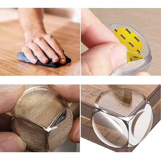 SIPO Set di protezioni per angoli arrotondati - 12 pz