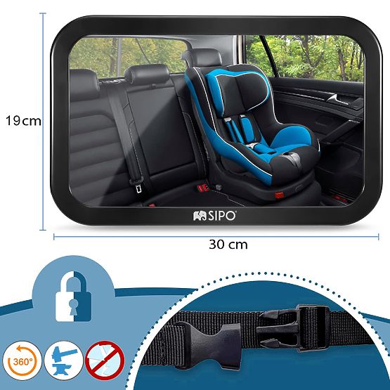 SIPO Specchietto per il monitoraggio del bambino in auto