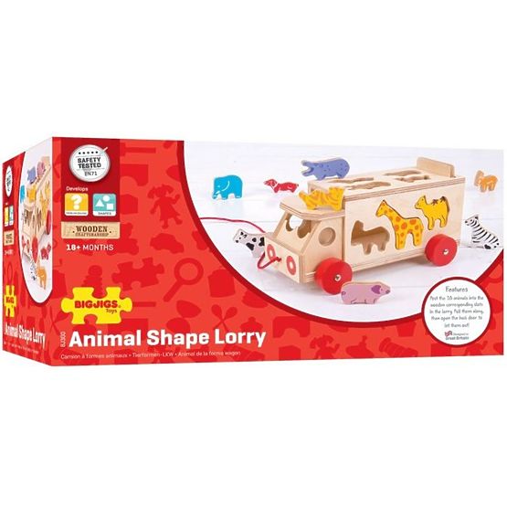 Slot machine Bigjigs, camion con animali