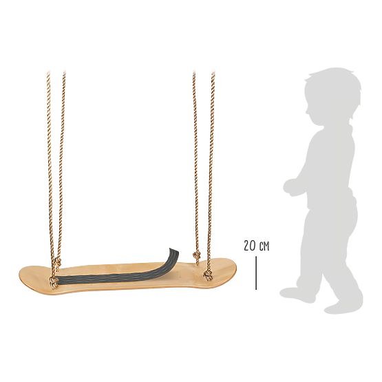 small foot Altalena in legno Skateboard