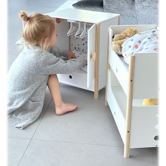small foot Armadio per bambole Little Button