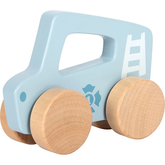 small foot Auto in legno da spingere Blu