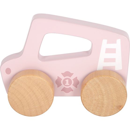 small foot Auto in legno da spingere Rosa
