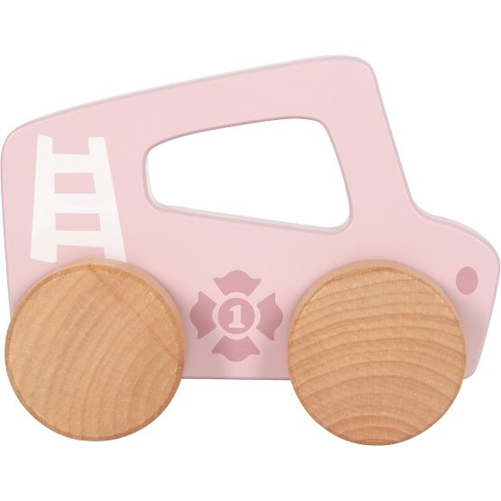 small foot Auto in legno da spingere Rosa