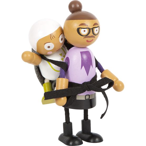 small foot Bambole flessibili famiglia con bambino