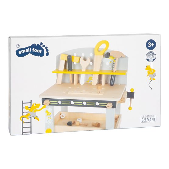 small foot Banco da lavoro per bambini compatto Miniwob - confezione danneggiata