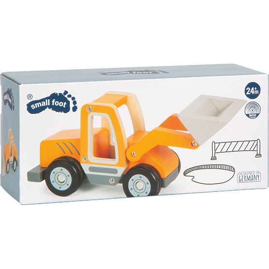 small foot Caricatore in legno con pala