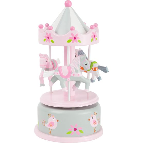 small foot Carillon giostra cavallini rosa