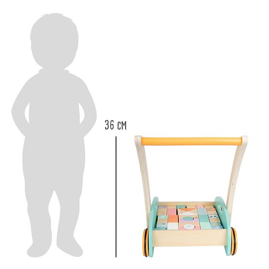 small foot Carrello con blocchi