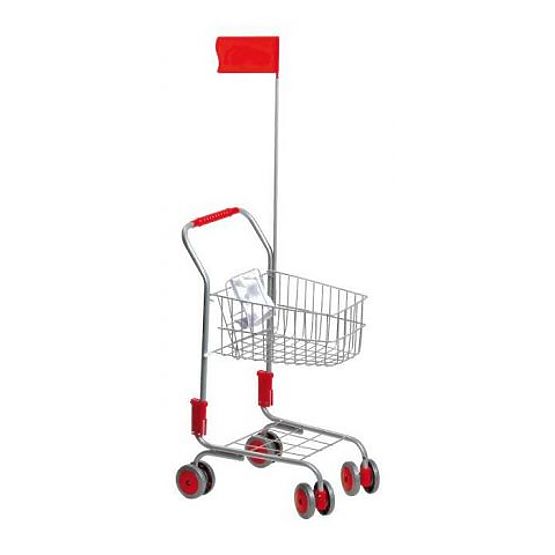small Foot Carrello della spesa argento - confezione danneggiata