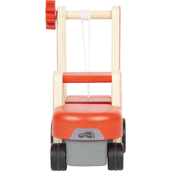 small foot Carrello elevatore in legno con pallet