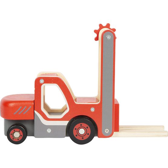 small foot Carrello elevatore in legno con pallet
