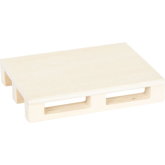 small foot Carrello elevatore in legno con pallet