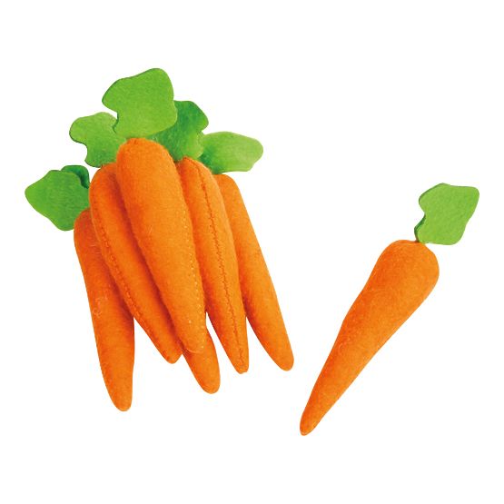 small foot Cibo in feltro carota