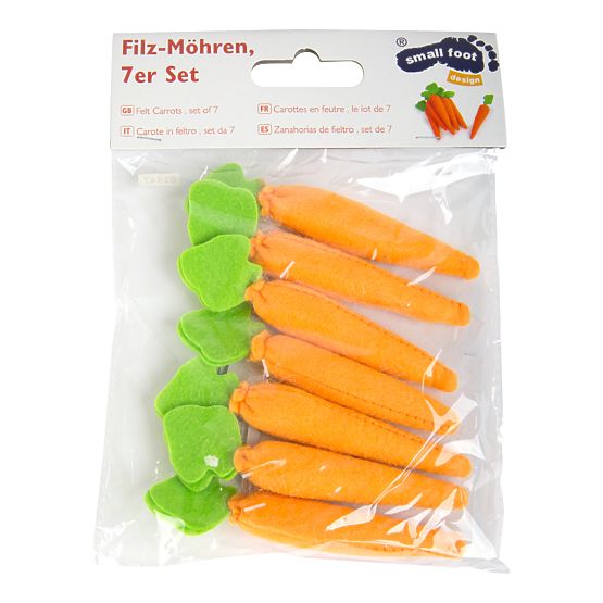 small foot Cibo in feltro carota