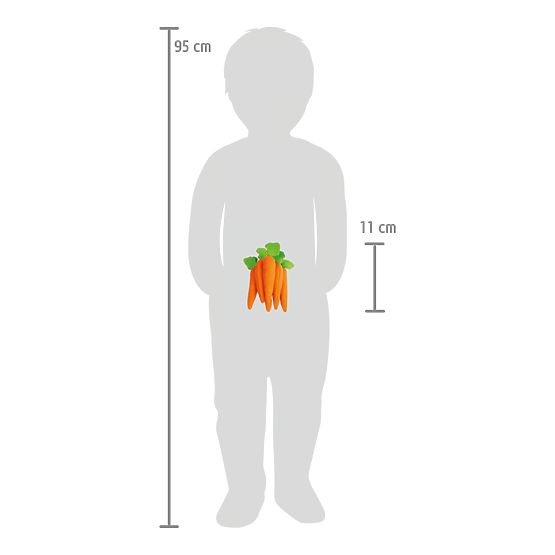 small foot Cibo in feltro carota