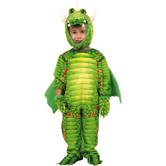 small foot Costume drago verde