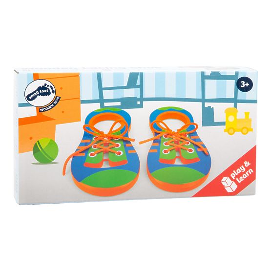 Small Foot Game Allacciati i lacci delle scarpe Un paio di scarpe