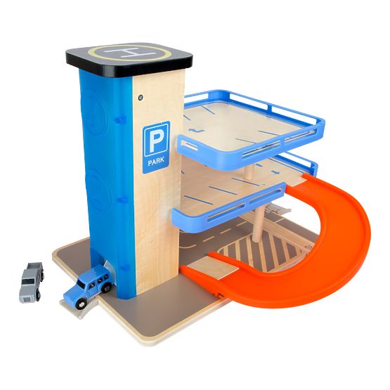 small foot Garage in legno a più piani con ascensore