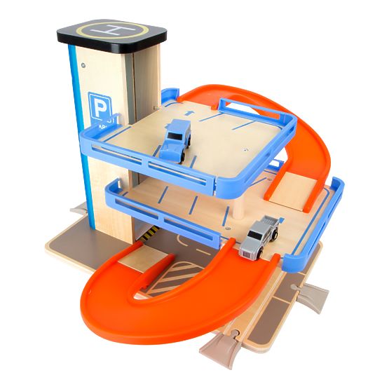 small foot Garage in legno a più piani con ascensore